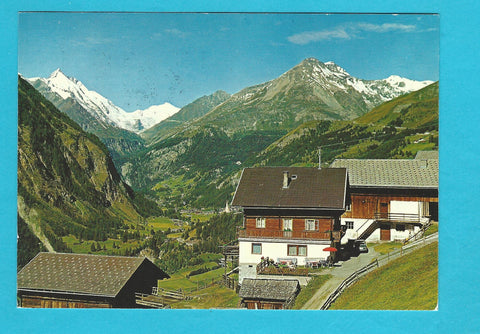 AK Heiligenblut - Schachnern 8. Gasthaus Pension Zur schönen Aussicht. Th. Bernhardt.