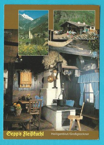 AK Heiligenblut. Josef Glantschnig. Schihütte Fleisskuchl. Hof 69.