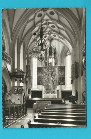 AK Wallfahrtskirche Heiligenblut. Gotischer Flügelaltar.