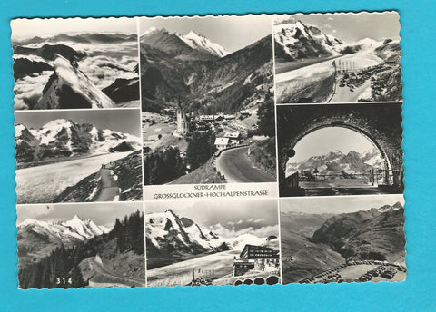 AK Grossglockner Hochalpenstrasse. Südrampe.