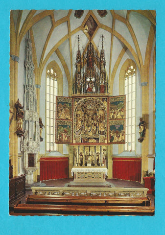 AK Wallfahrtskirche Heiligenblut. Gotischer Hochaltar.