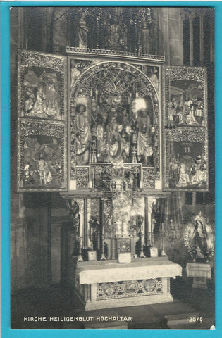 AK Heiligenblut. Kirche. Hochaltar.