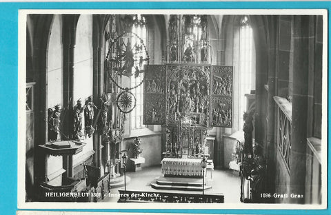 AK Heiligenblut. Inneres der Kirche.