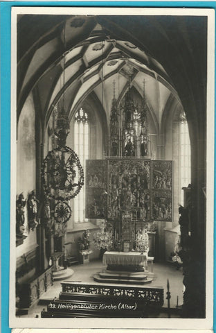 AK Heiligenblut. Kirche Altar.