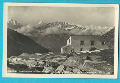 AK Seebichlhaus am Hans Tritschelweg, Blick gegen die Schobergruppe.