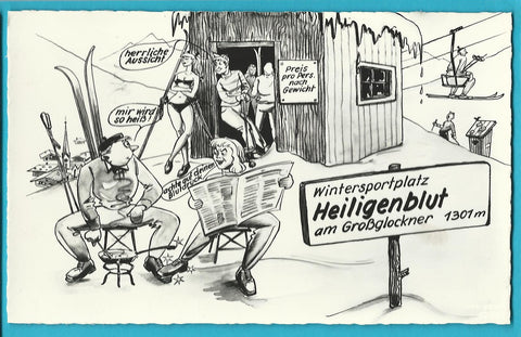 AK Wintersportplatz Heiligenblut am Grossglockner.