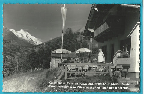 AK Heiligenblut. Gasthaus Pension Glocknerblick.