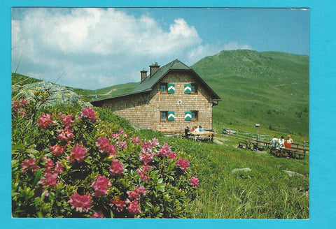 AK ÖAV Millstätterhütte am Nationalpark Nockberge.