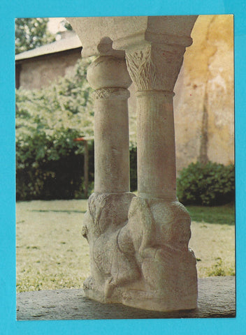 AK Millstatt am See, Kreuzgang. Romanische Doppelsäule.