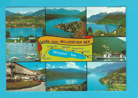 AK Grüße vom Millstättersee.