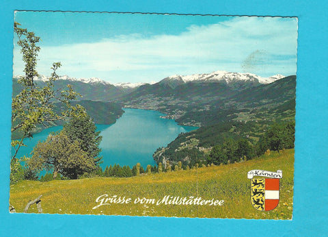 AK Grüsse vom Millstättersee.