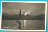 AK Sonnenuntergang am Millstättersee.