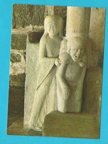 AK Millstatt. Stiftskirche. Romanische Plastik Seitenportal.