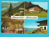 AK Millstatt. Alpengasthof Glocknerhütte Sappler Alm. Bes. J. u. F. Obweger.