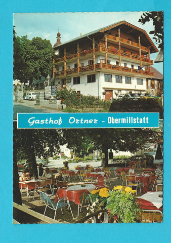 AK Obermillstatt 15. Gasthof Ortner.