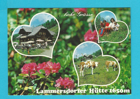 AK Lammersdorfer Hütte. Familie Schmölzer. Millstatt - Grantsch 2.