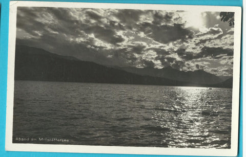 AK Abend am Millstättersee. (1928)