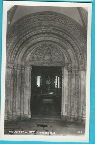 AK Millstatt am See. Kircheneingang. (1939)