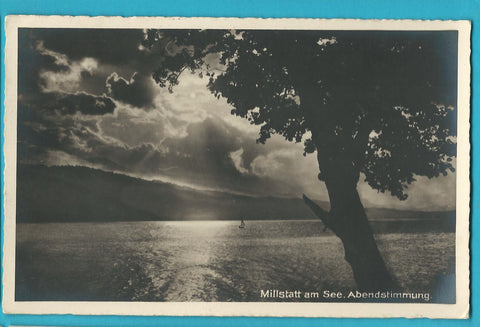 AK Millstatt am See. Abendstimmung. (1928)