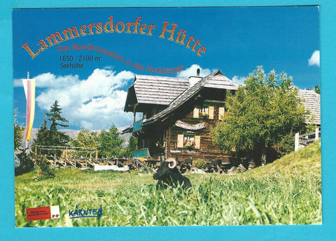 AK Lammersdorfer Hütte. Millstatt. Grantsch 2. Roswitha und Hans Werner Schmölzer.