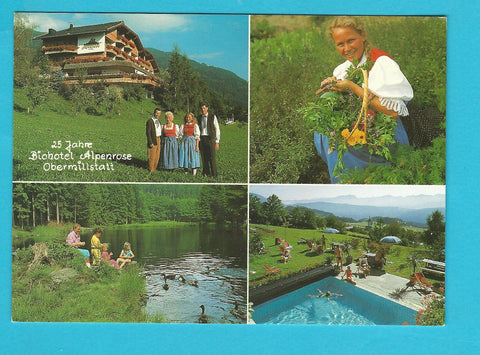 AK 25 Jahre Biohotel Alpenrose. Fam. Obweger und Theurmann. Obermillstatt 84.