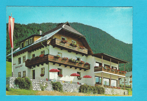 AK Neusach am Weissensee. Pension Hubertushof. Inhaber: Willi Lilg.