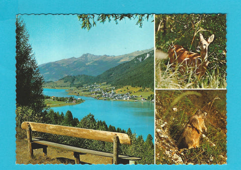AK Weißensee gegen Westen. Blick von der Rauna.