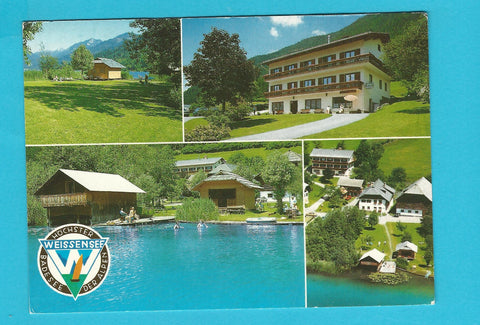 AK Weissensee. Pension Untergasser. Fam. G. martischnig. Neusach 62.
