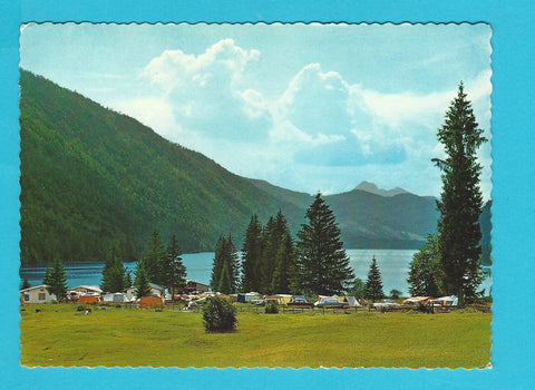 AK Campingplatz Weißensee Ostufer.
