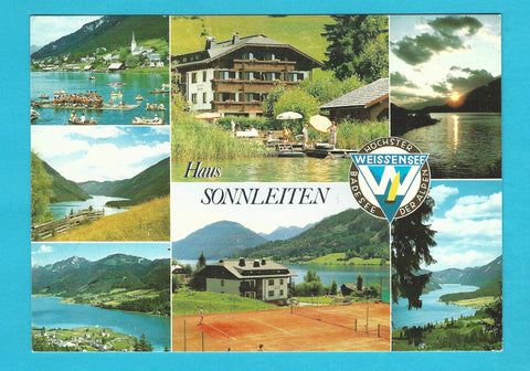 AK Techendorf 46 - Weissensee. Haus Sonnleiten. Ilse Wobovnik.