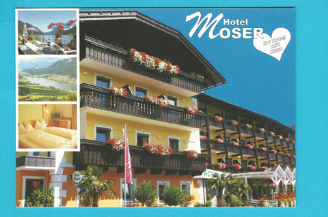 AK Hotel Moser Familie Robert Winkler. Techendorf 17. Weissensee.