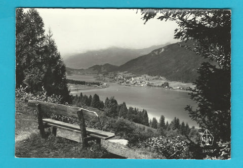 AK Blick von der Rauna auf Weissensee.