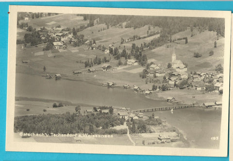 AK Gatschach und Techendorf am Weißensee.