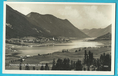 AK Panorama vom Weißensee. (1928)
