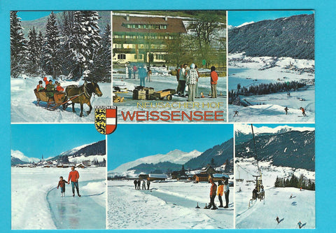 AK Techendorf. Weissensee. Neusacher Hof. Inh.: Johann Rupitsch. Neusach 1.
