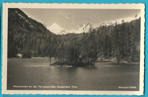 AK Weissensee an der Fernpasstrasse Ausserfern.