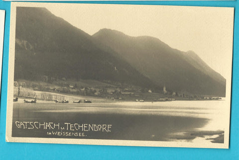 AK Gatschach und Techendorf am Weissensee.