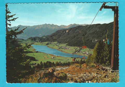 AK Der Weißensee. Blick von der Weißensee Bergbahn.