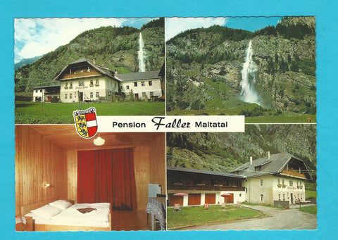 AK Malta. Pension Faller. Inh.: Friedrich Feistritzer. Brandstatt 9.