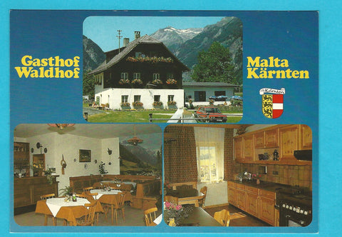 AK Malta. Gasthof Waldhof. Hubert Pschernig. Schlatzingau 2.