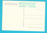 AK Alpenwildpark im Maltatal.