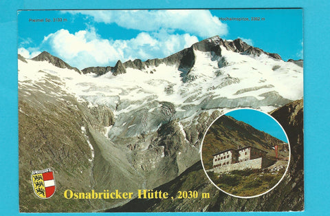 AK Osnabrücker Hütte mit Blick gegen Großelendkees.
