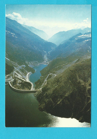 AK Blick aus dem Maltatal Richtung Gmünd Kölnbreinsperre mit Kölnbreinsee und Vorspeicher Galgenbichl.