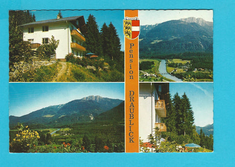 AK Berg im Drautal. Pension Draublick. Inh.: J. u. F. Pirker.
