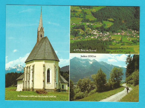 AK Berg im Drautal. St. Athanas.