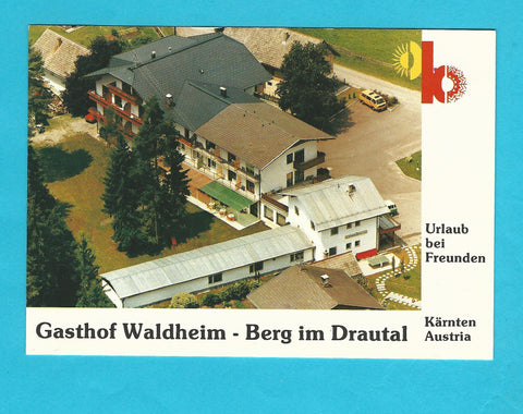 AK Berg im Drautal 59. Gasthof Waldheim Familie Stephan Waltl.