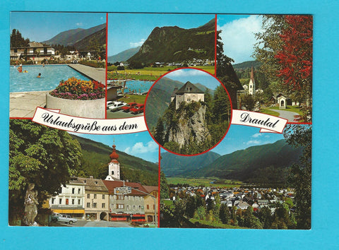AK Urlaubsgrüße aus dem Drautal.