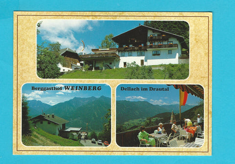 AK Dellach im Drautal. Berggasthof Weinberg. Familie J. u. E. Pirker.