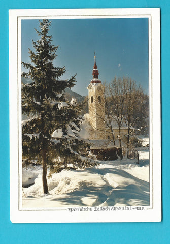 Billett Pfarrkirche Dellach im Drautal.