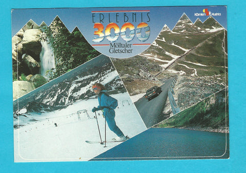 AK Mölltaler Gletscherbahnen. Hotel Bergrestaurant. Flattach.